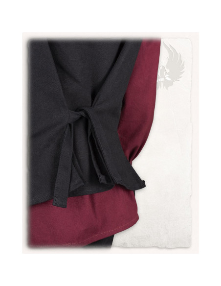 Colete pirata Fletcher preto