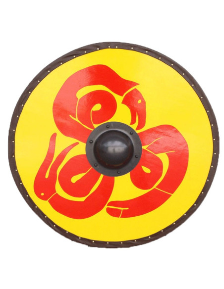 Viking Shield Tribal Snake de...