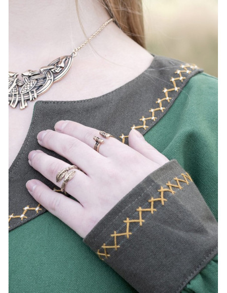 Vestido viking Jona, verde