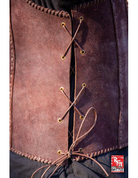 Armadura Medieval de Couro Guerreiro...