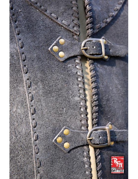 Armadura Medieval de Couro Guerreiro...