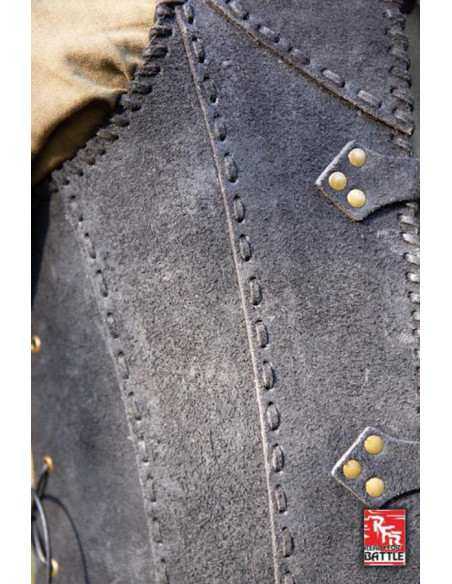 Armadura Medieval de Couro Guerreiro...