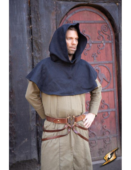 Cinto Elven Fantastic em couro marrom