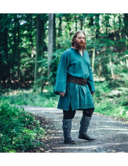 Túnica Viking modelo Borr, verde
