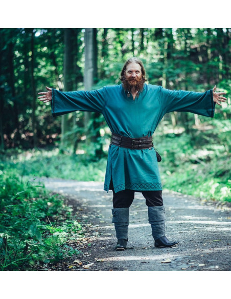 Túnica Viking modelo Borr, verde