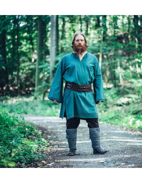 Túnica Viking modelo Borr, verde