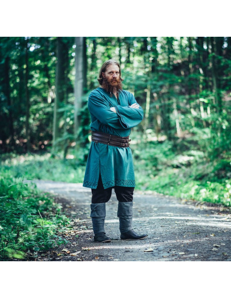 Túnica Viking modelo Borr, verde