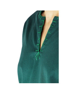 Túnica Viking com bordado Erwin, verde 2