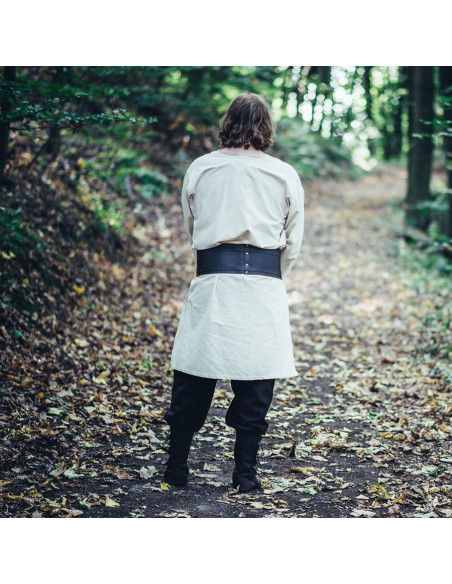 Clássica túnica viking Thor, branco...