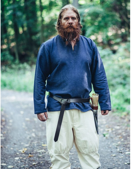 Túnica viking Ivar, azul