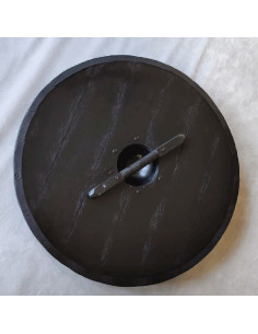 Escudo de combate Viking, vermelho-azul 2