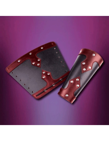 Braçadeiras de guerreiro medieval,...