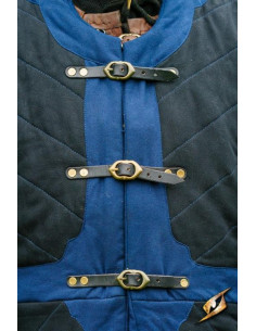 Gambeson acolchoado Dastan em azul e preto 2