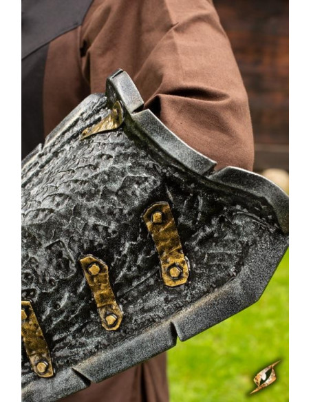 Broquel de látex Orc para antebraço