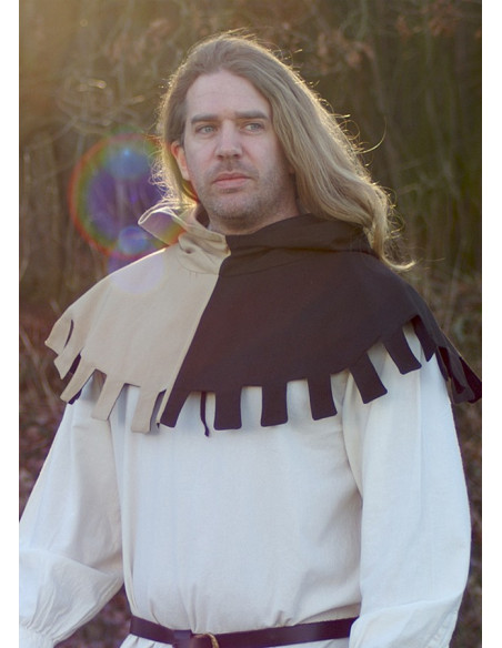 Gugel medieval século XIII bicolor,...