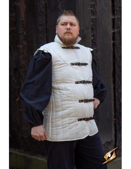 Gambeson guerreiro medieval sem...