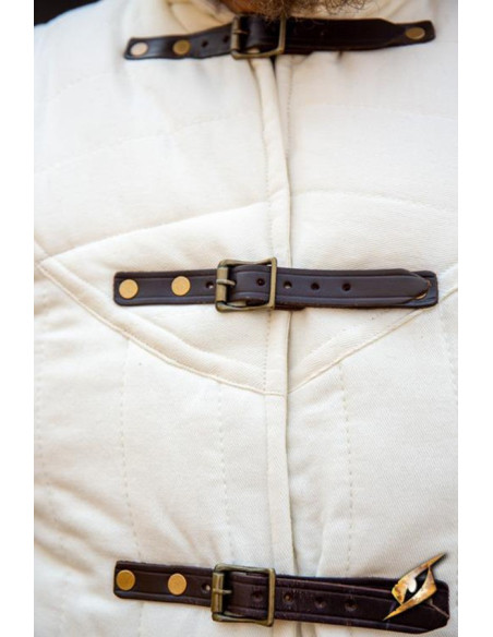 Gambeson guerreiro medieval sem...