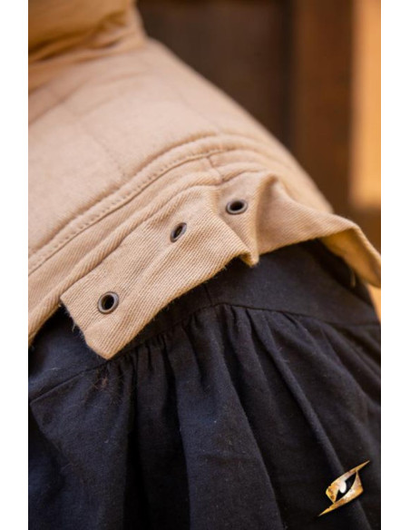 Gambeson guerreiro medieval sem...