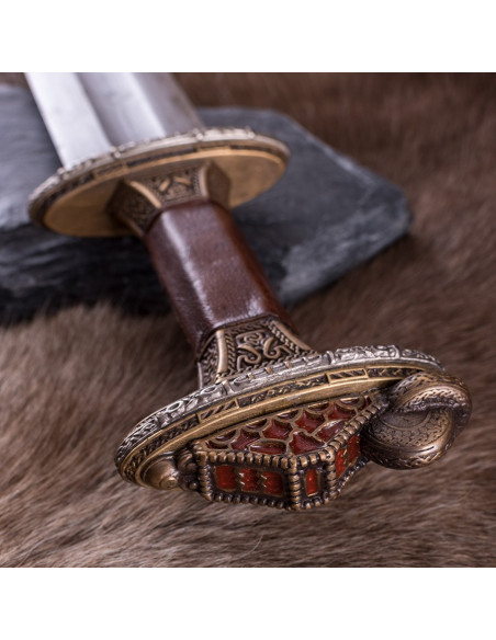 Espada escandinava Vendel era em aço...