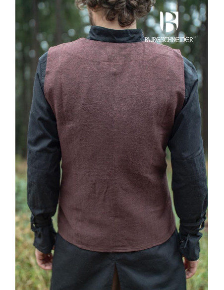 Colete camponês medieval Maron, cor...