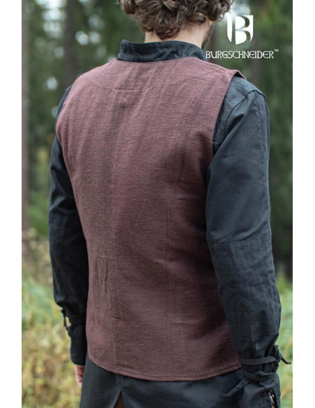 Colete camponês medieval Maron, cor...