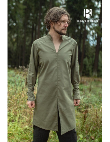 Túnica medieval para homem Thereon, cor verde