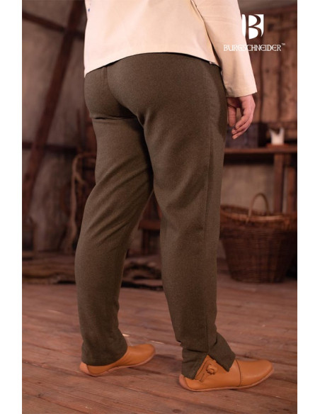 Calças medievais de mulher Sarina, lã