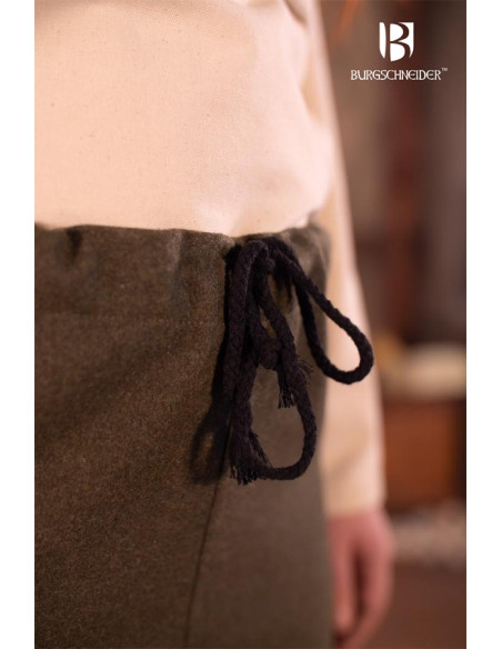 Calças medievais de mulher Sarina, lã