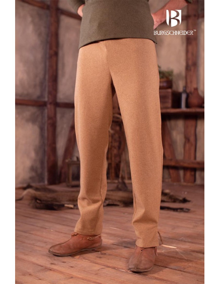 Calças medievais de homem Magnus, lã