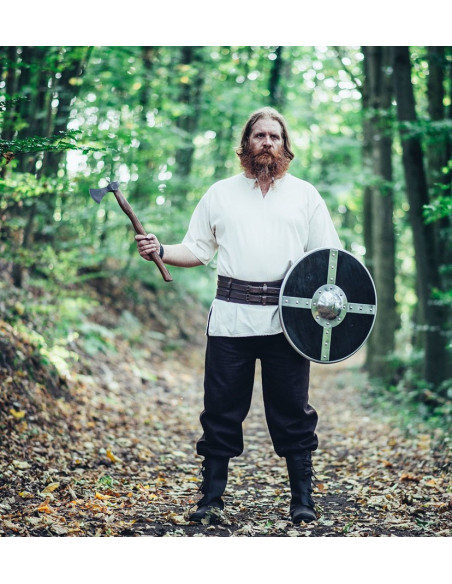 Calças Viking em lã, modelo Harald,...