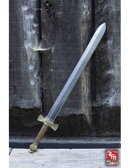 Guardião da Espada Reta Pronto para a...