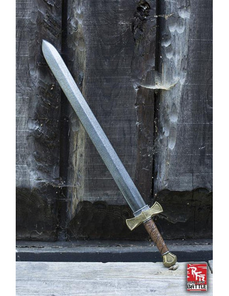 Guardião da Espada Reta Pronto para a...