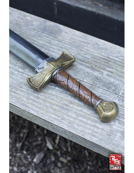 Guardião da Espada Reta Pronto para a...