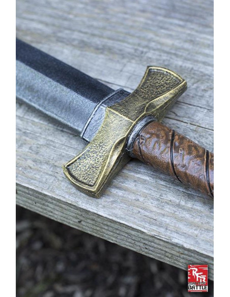 Guardião da Espada Reta Pronto para a...