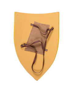 Escudo Medieval Roberto I da Escócia, madeira pintada 2