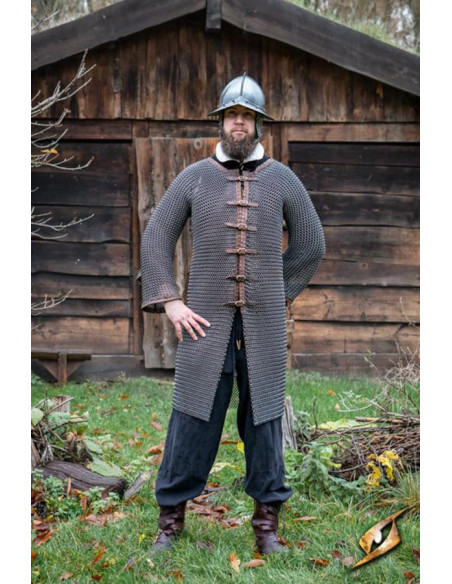 Cota de Malha Medieval de Capitão com...