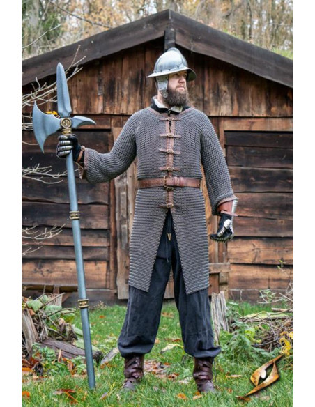 Cota de Malha Medieval de Capitão com...
