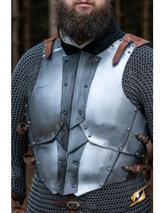 Peitoral medieval completo modelo Dreki, Polished-Epic Dark