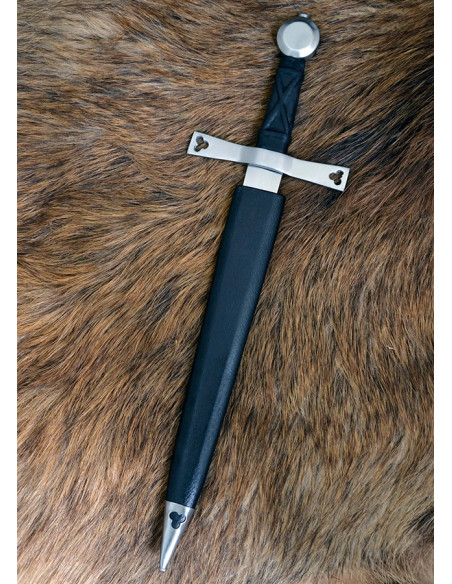 Punhal gótico com bainha para práticas