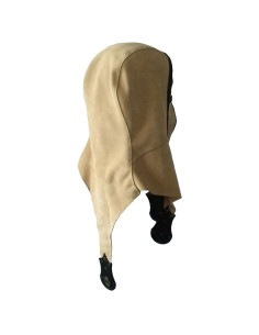 Capuz de pele de camurça couro Akku com cobre-bocas 2