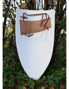 Escudo medieval comprido, para pintar 2