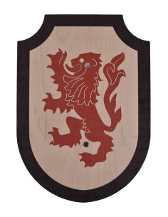 Dragão escudo de madeira, várias cores