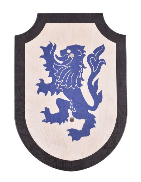 Dragão escudo de madeira, várias cores