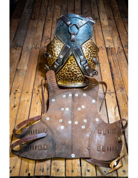 Peitoral e encosto do Orc Raider, LARP