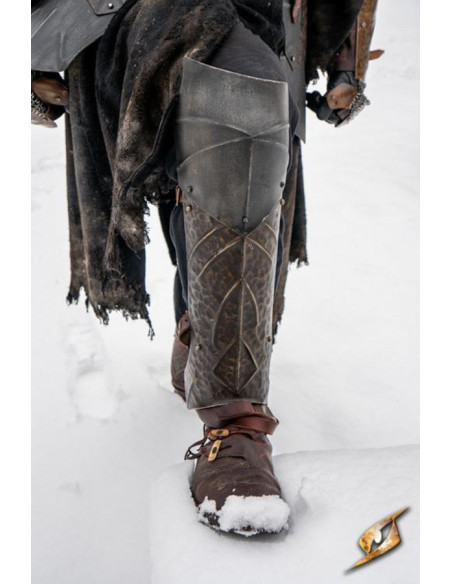 Grevas de Aço do Orc Raider, LARP