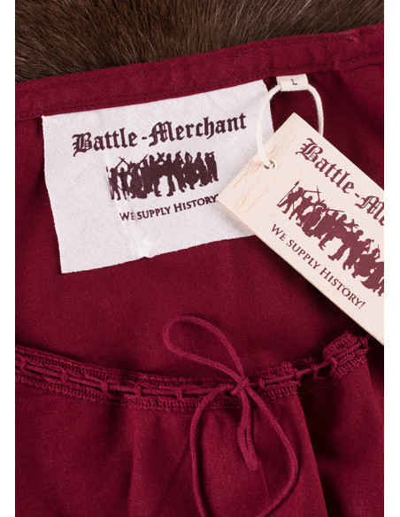 Blusa manga curta medieval Aren, cor...