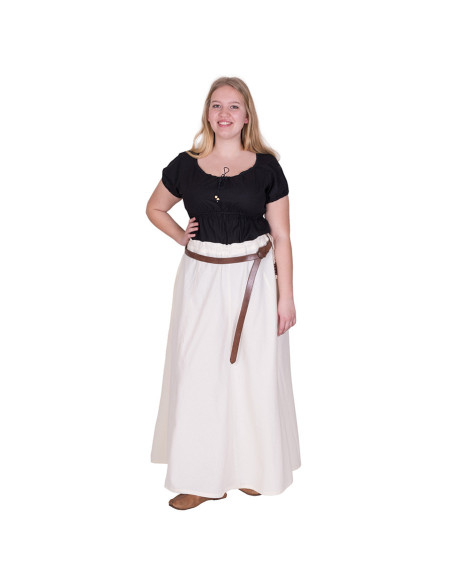 Blusa manga curta medieval Aren, cor...