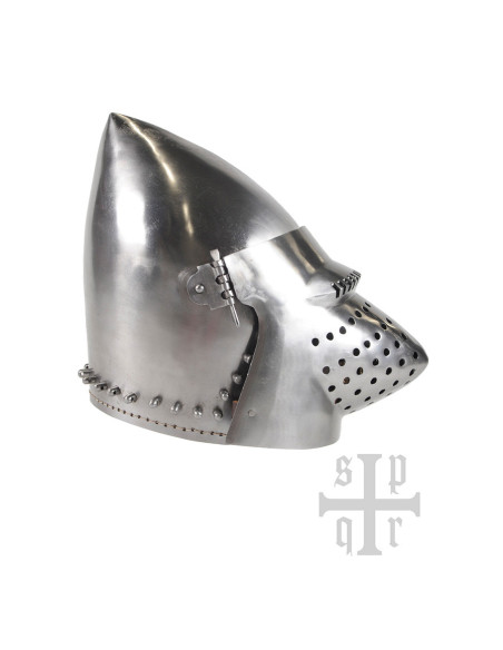 Bascinet medieval Houndskull, Castelo...