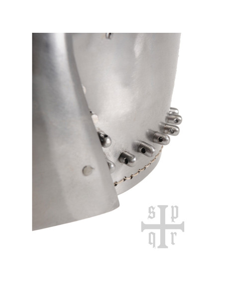 Bascinet medieval Houndskull, Castelo...