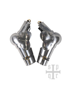 Protetores medievais com cotoveleiras, S. XIV